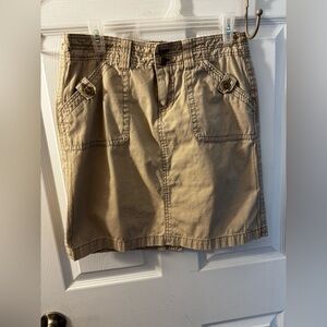 Maurices Tan A-Line Skirt